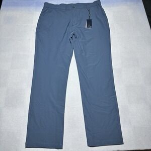 NEW Maelreg Proflex Pants Mens 38x32 Golf Performance Wicking Stretch Misty Blue